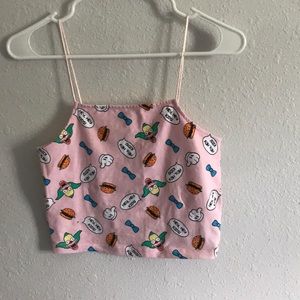 simpson’s crop top